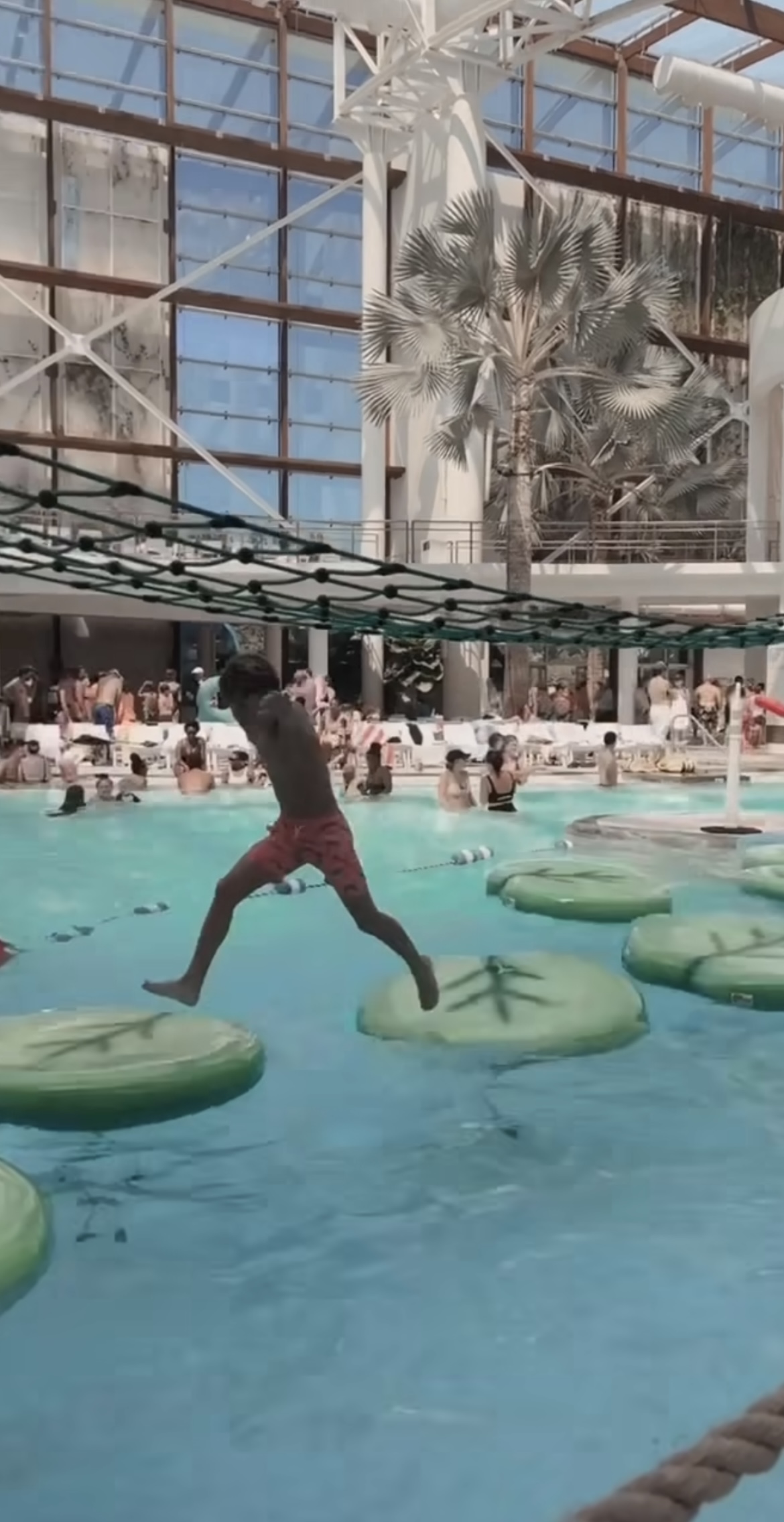 Lily Pad Jump At Soundwaves Water Park